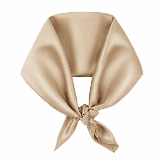 Hovedbilde Silkeskjerf-champagne