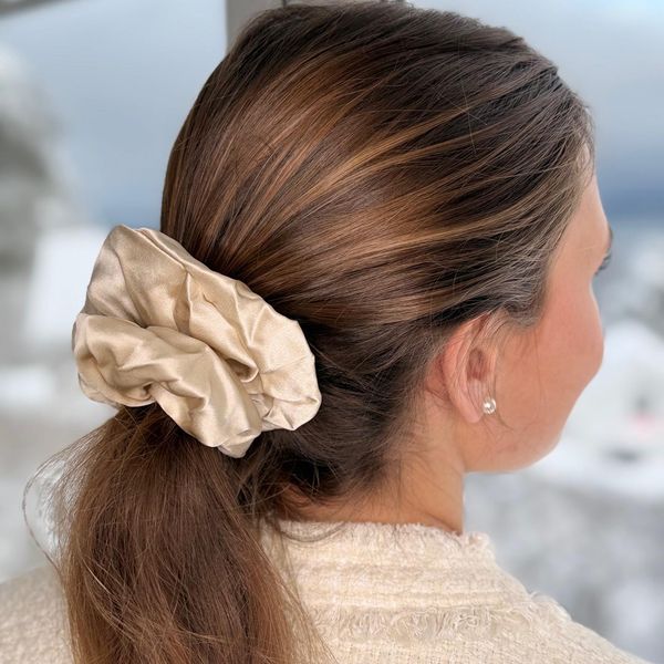 Hovedbilde Scrunchie XL - beige