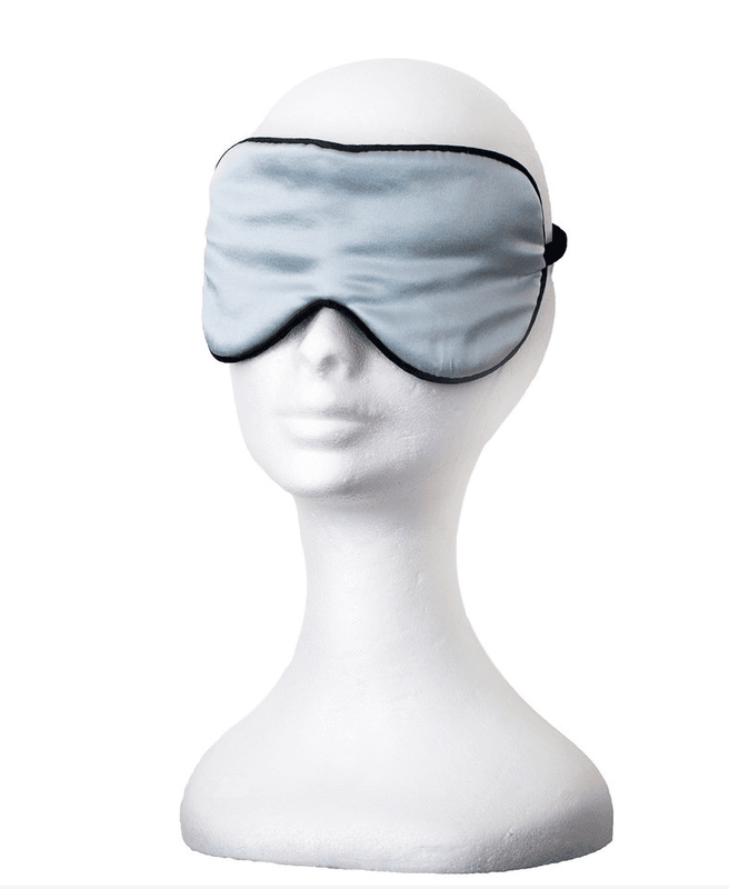 Sovemaske - isblå/sort