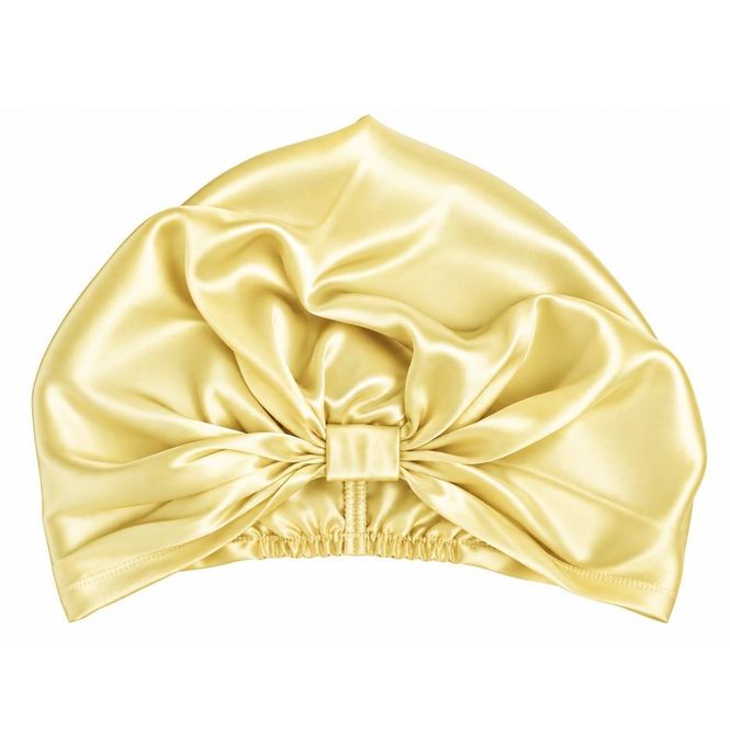 Hovedbilde Sove turban i silke-gul