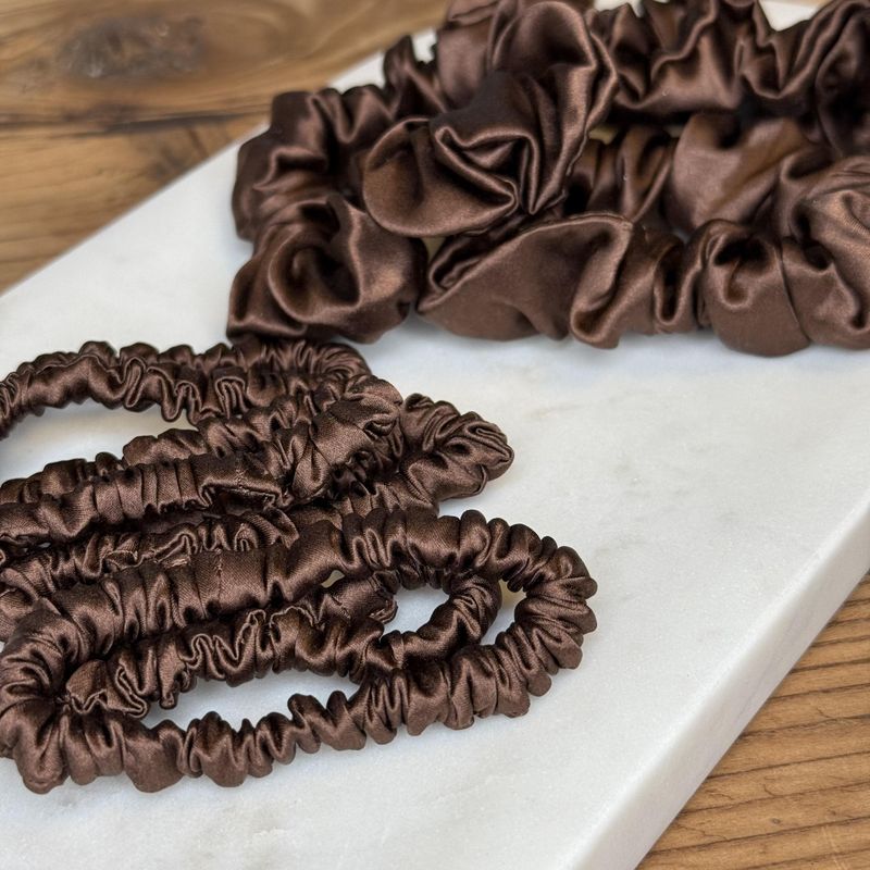 Scrunchies - sjokolade