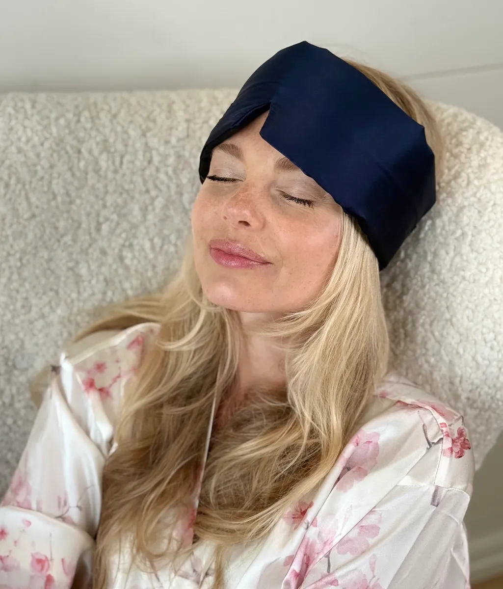 Sovemaske pillow - mørkeblå
