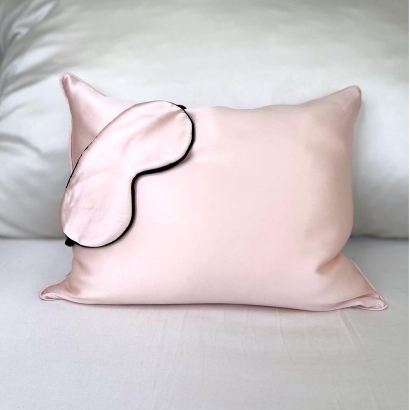 Reisepute i silke- rosa